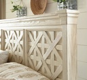 Ashley Bolanburg King Bed - Antique White