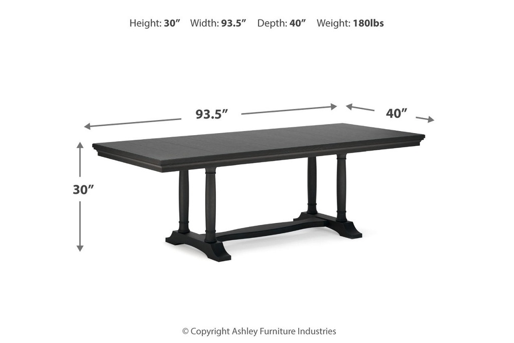 Ashley Welltern Dining Set