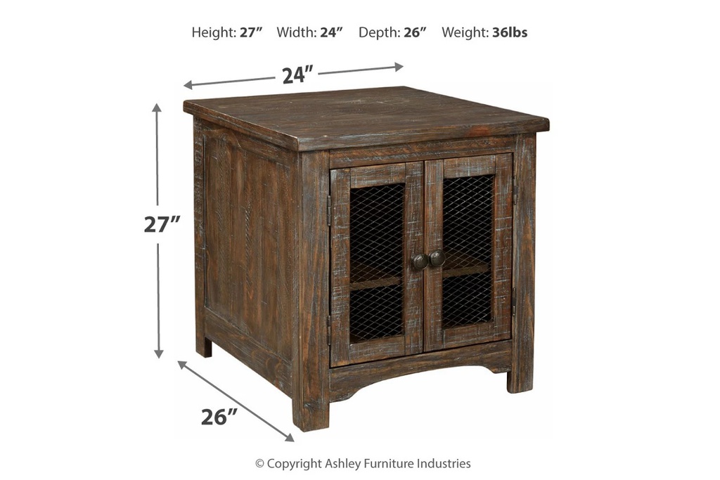 Ashley Danell Ridge Rectangular End Table