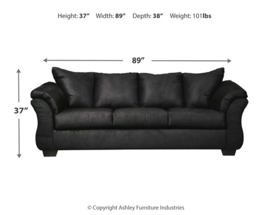 Ashley Darcy Sofa - Black