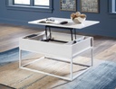 Ashley Deznee Lift Top Cocktail Table - White