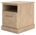 Ashley Elmferd - File Cabinet - Light Brown