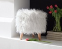 Ashley Elson Storage Ottoman - White