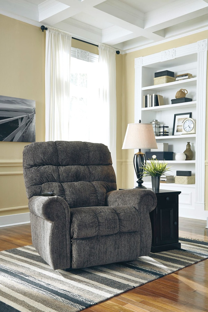 Ashley Lorreze Power Lift Recliner With Heat & Massage Function - Driftwood (copy)