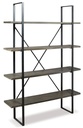 Ashley Gilesgrove Bookcase - Black/Gray
