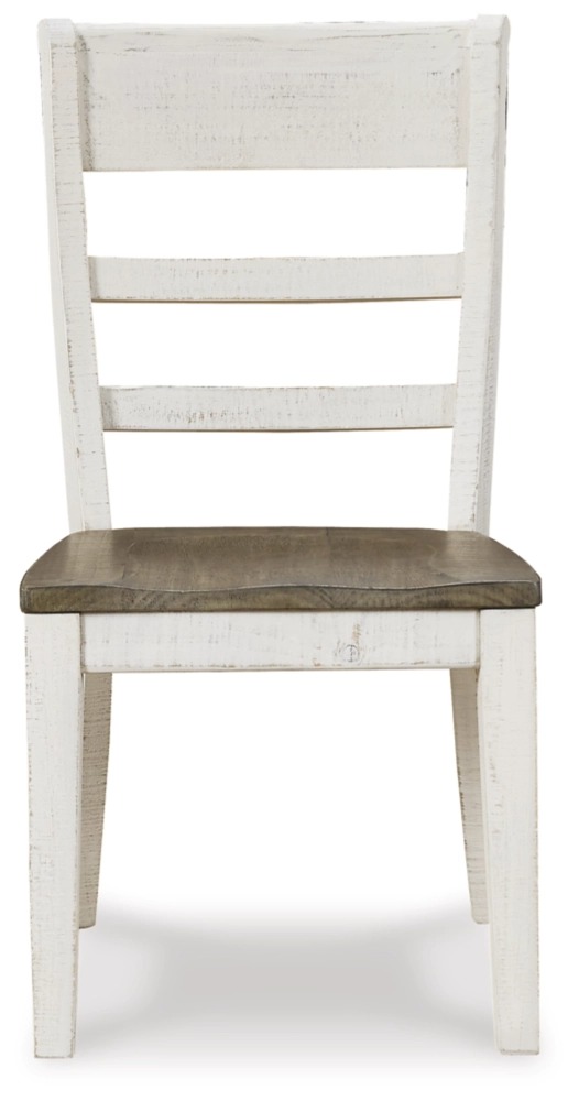 Ashley Havalance Dining Room Side Chair (2/Cn) - Gray/White