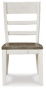 Ashley Havalance Dining Room Side Chair (2/Cn) - Gray/White