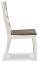 Ashley Havalance Dining Room Side Chair (2/Cn) - Gray/White