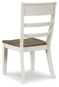Ashley Havalance Dining Room Side Chair (2/Cn) - Gray/White