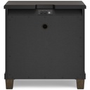 Ashley Hillcott Two Drawer Night Stand - Dark Brown