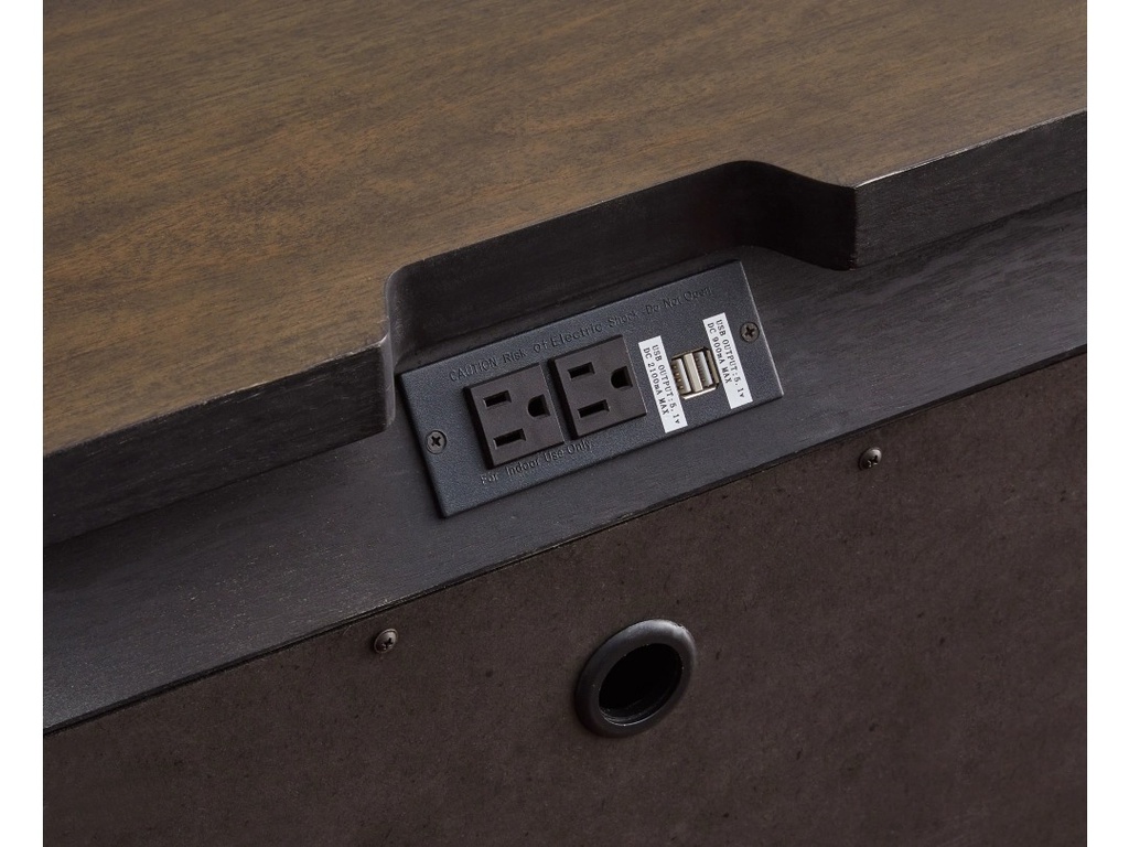 Ashley Hillcott Two Drawer Night Stand - Dark Brown