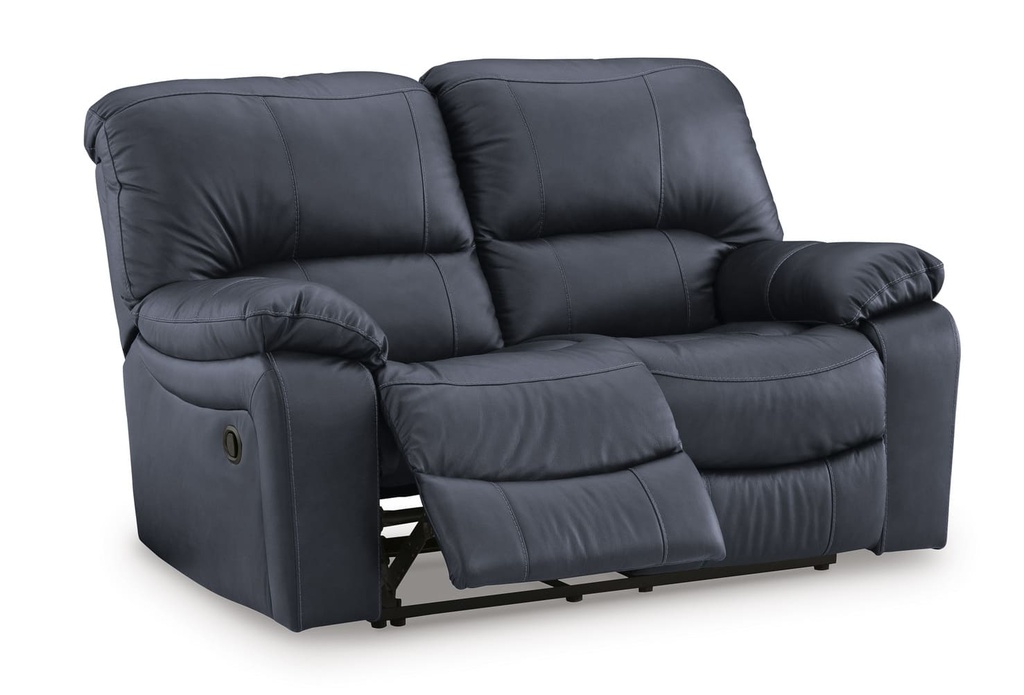 Ashley Leesworth Dual Power Leather Reclining Loveseat