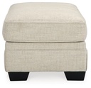 Ashley Rilynn Ottoman - Linen