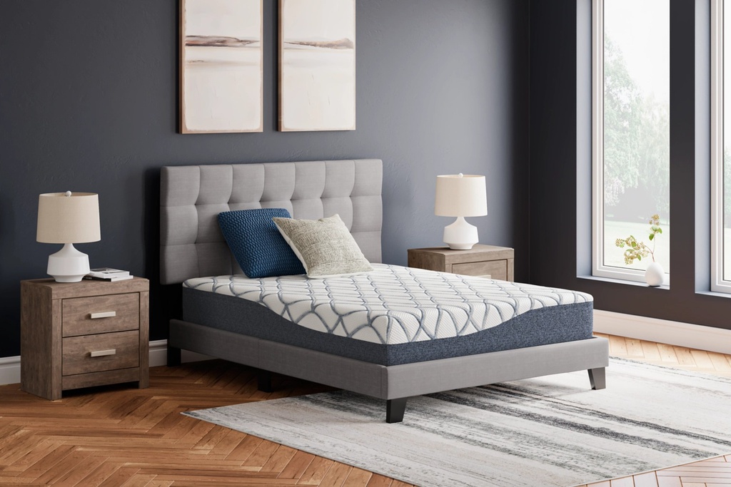 Ashley 10" Chime Elite 2.0 Queen Mattress - White/Blue