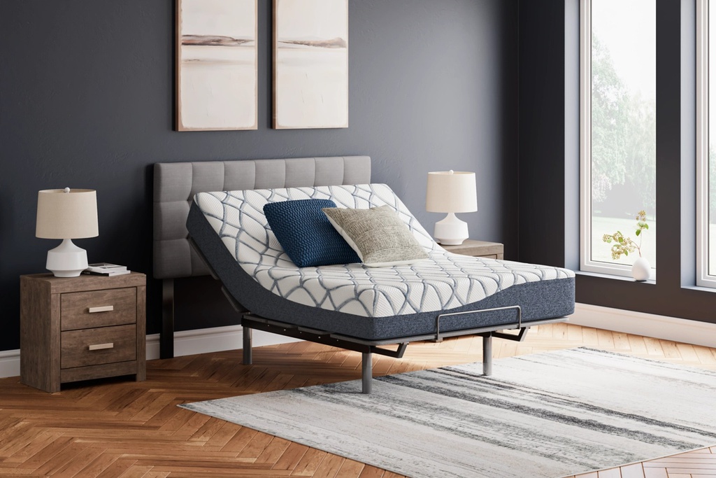 Ashley 10" Chime Elite 2.0 Queen Mattress - White/Blue