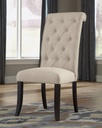 Ashley Ambrosh Dining Uph Side Chair (2/Cn) - Light Brown