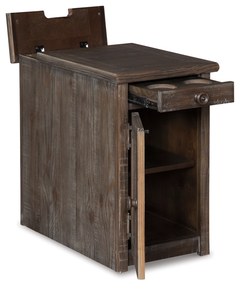 Ashley Wyndahl Chair Side End Table - Rustic Brown