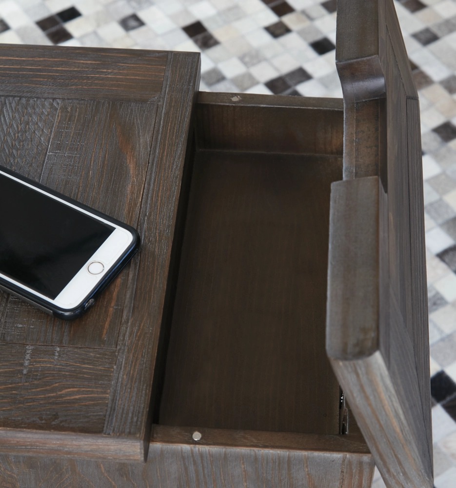 Ashley Wyndahl Chair Side End Table - Rustic Brown