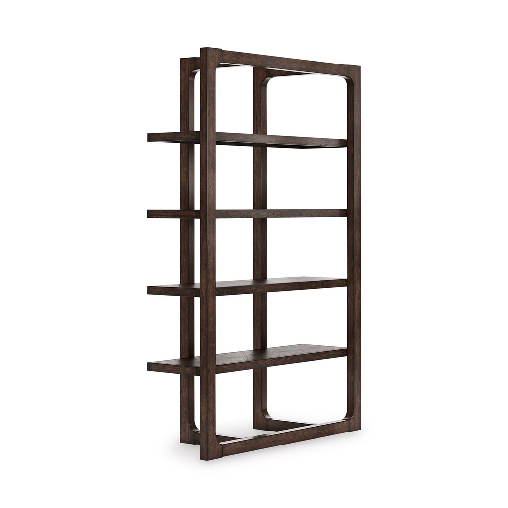 Ashley Breckington Bookcase - Dark Brown