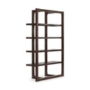 Ashley Breckington Bookcase - Dark Brown