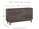 Ashley Brymont 6 Drawer Dresser