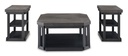 Ashley Bonilane Occasional Table Set (3/Cn) - Black/Gray