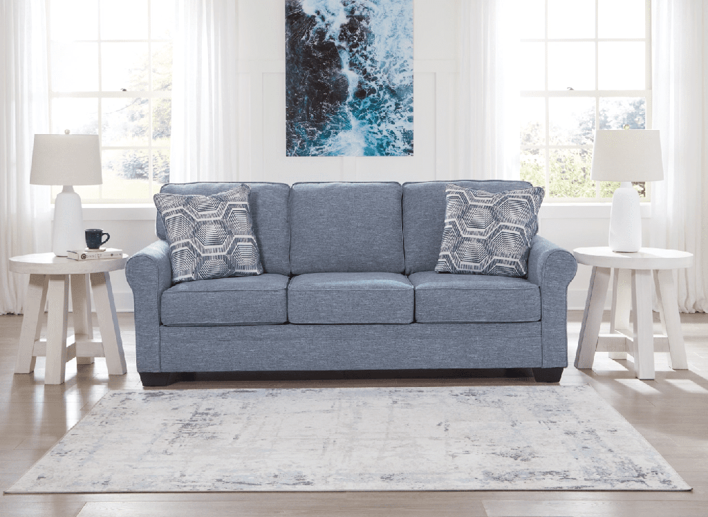 Ashley Carissa Manor Sofa - Denim