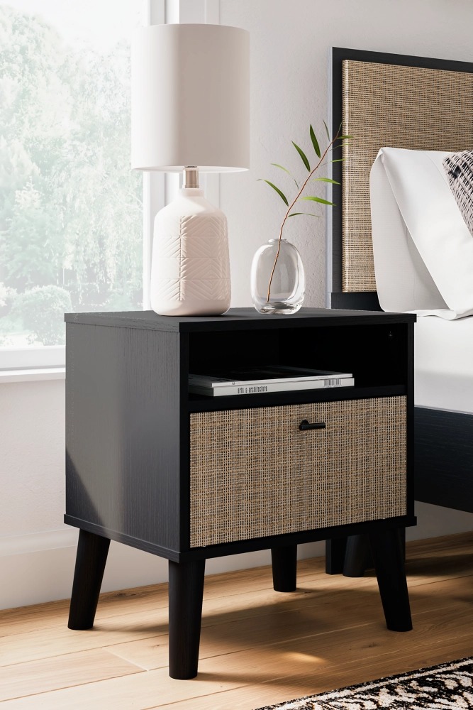 Ashley Charlang One Drawer Night Stand - Two-tone