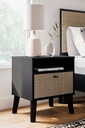 Ashley Charlang One Drawer Night Stand - Two-tone