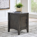 Ashley Montillan Chair Side End Table - Grayish Brown