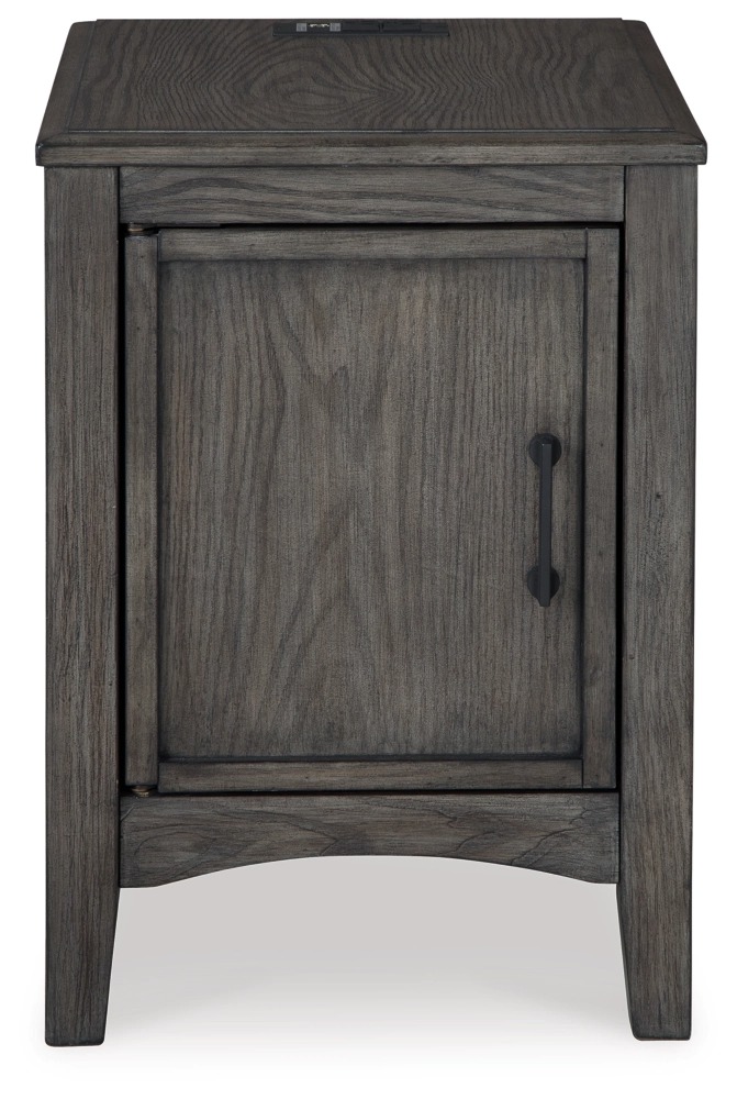 Ashley Montillan Chair Side End Table - Grayish Brown