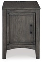 Ashley Montillan Chair Side End Table - Grayish Brown