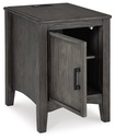 Ashley Montillan Chair Side End Table - Grayish Brown