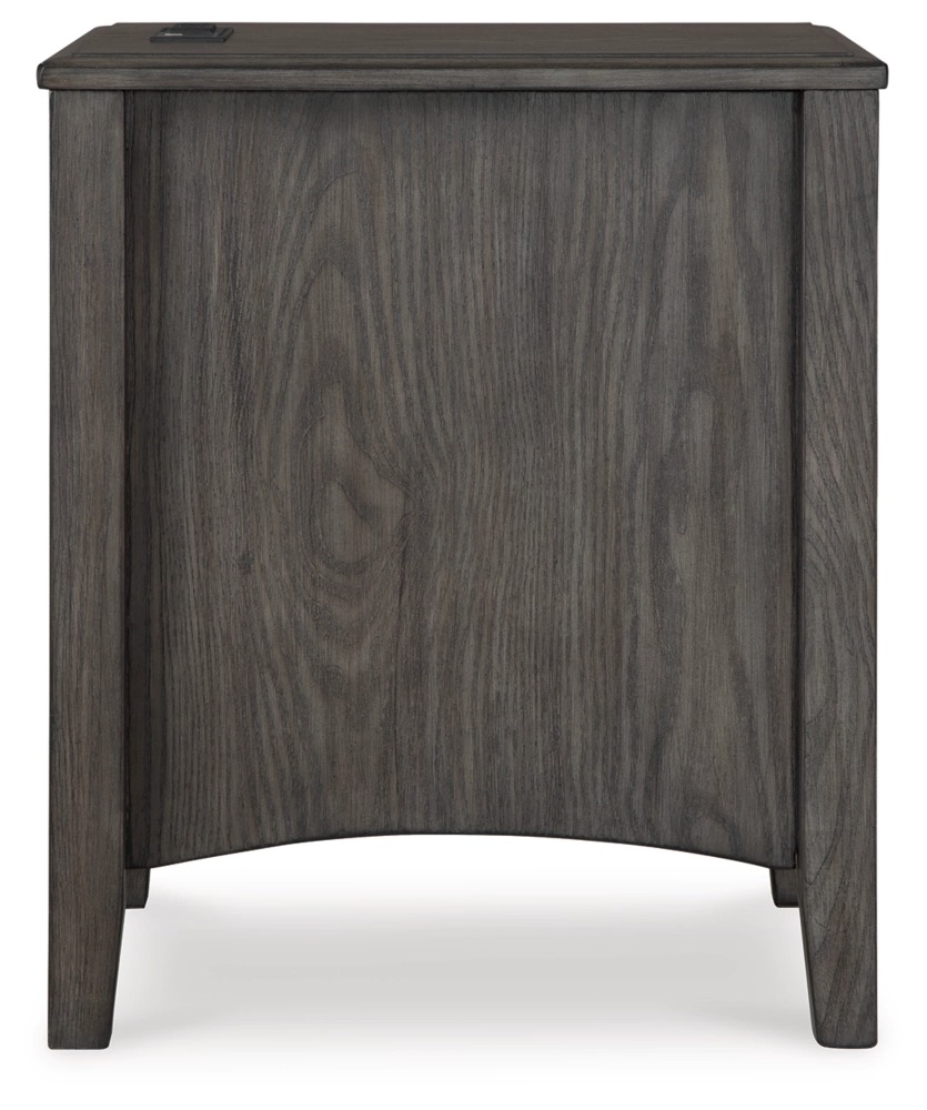 Ashley Montillan Chair Side End Table - Grayish Brown