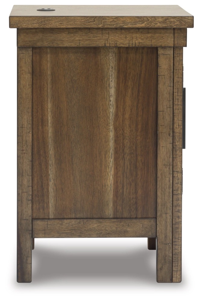 Ashley Moriville Chair Side End Table - Grayish Brown