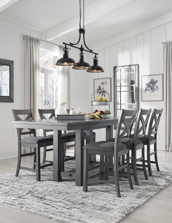 Ashley Myshanna Counter Height Extendable Dining Table