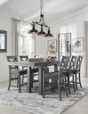 Ashley Myshanna Counter Height Extendable Dining Table