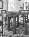 Ashley Myshanna Counter Height Extendable Dining Table