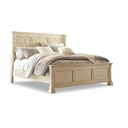 Ashley Bolanburg King Bed - Antique White