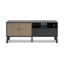Ashley Charlang Medium TV Stand - Two-tone