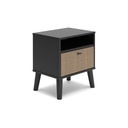 Ashley Charlang One Drawer Night Stand - Two-tone