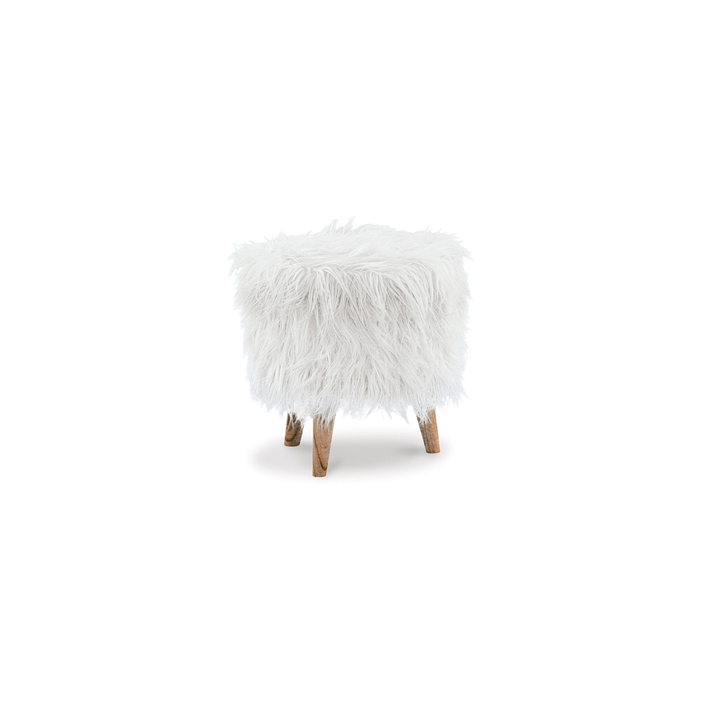 Ashley Elson Storage Ottoman - White