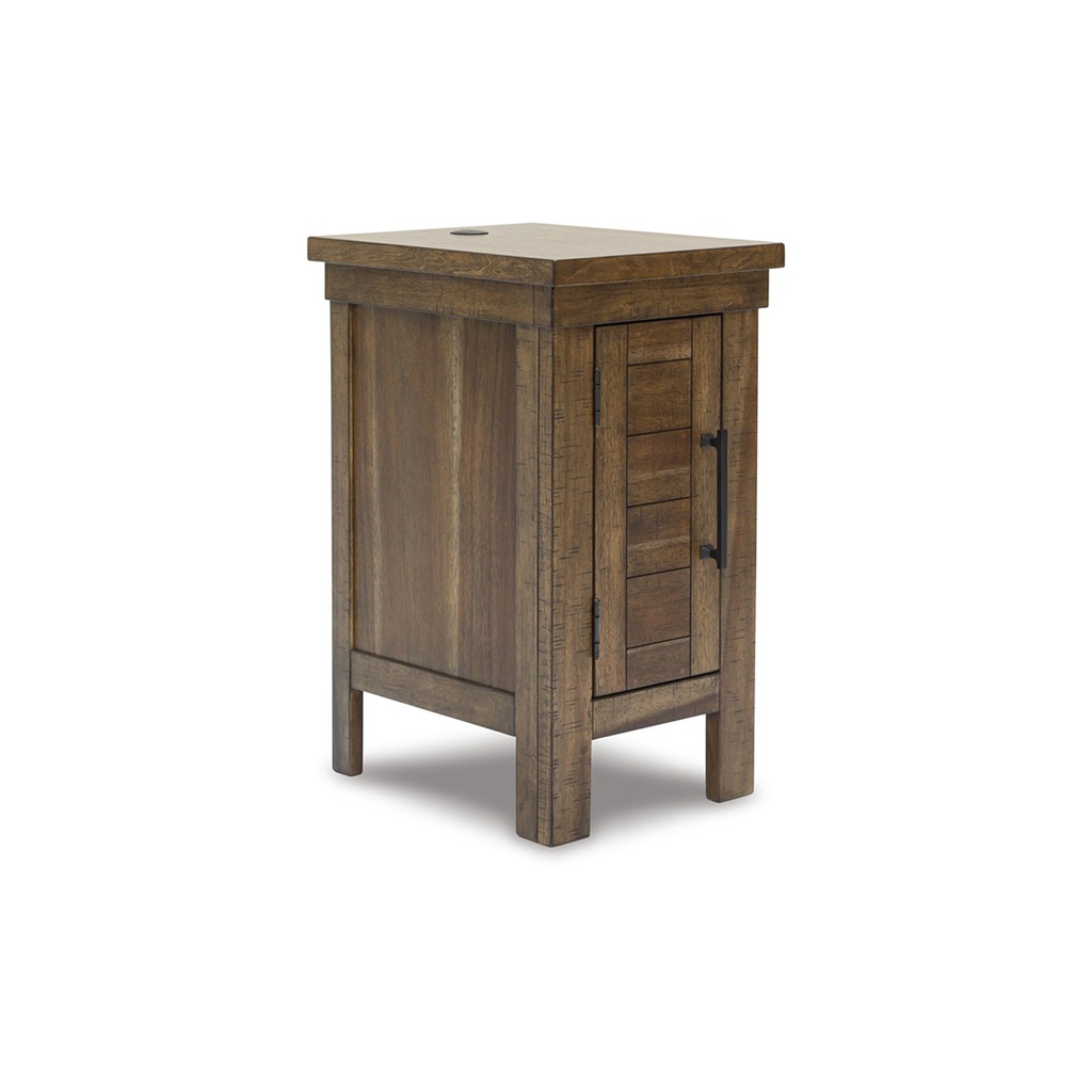 Ashley Moriville Chair Side End Table - Grayish Brown