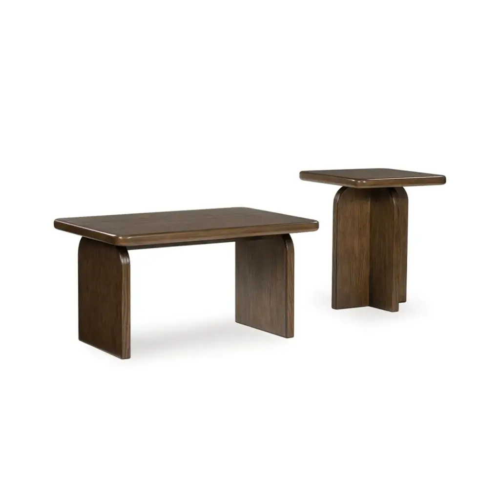 Ashley Shawbeck Occasional Table Set (2/Cn) - Medium Brown