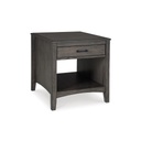 Ashley Montillan Rectangular End Table - Grayish Brown