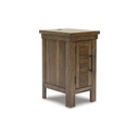 Ashley Moriville Chair Side End Table - Grayish Brown